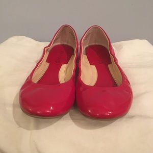 NineWest Boutique9 Red Patent Leather Ballet Flats